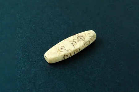 A one-inch-long gaming piece found at the site of a former Roman fort in Chester, England