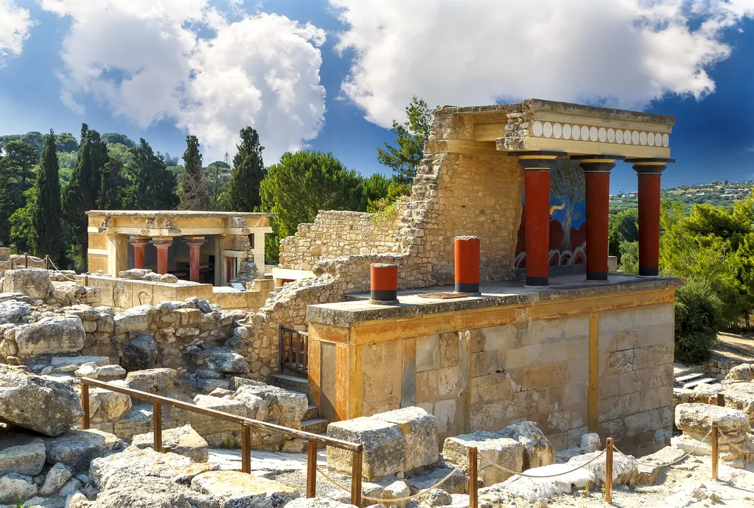 Palace of Knossos archaeological site, Crete, Greece