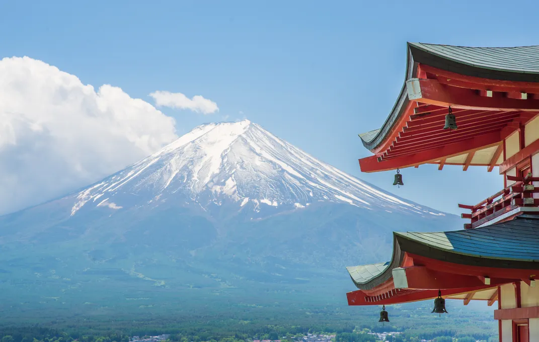 The iconic Mt. Fuji