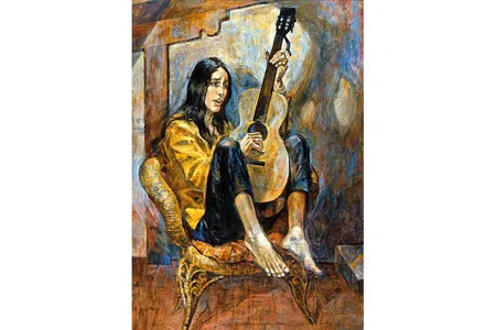 Joan Baez by Russell Hoban, 1962