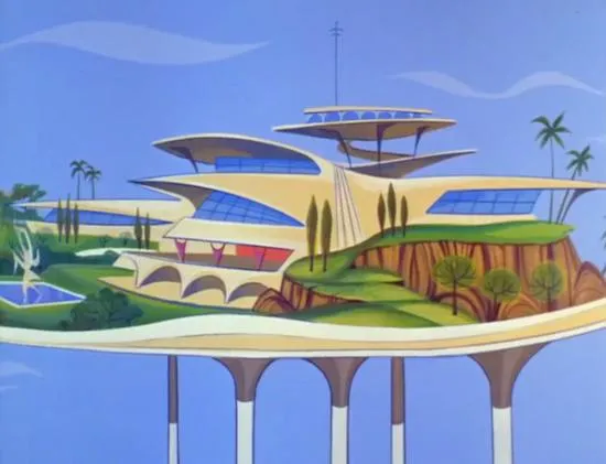 A Googie-inspired home of the future