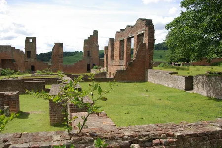 The ruins of the Grey family's ancestral seat, Bradgate House