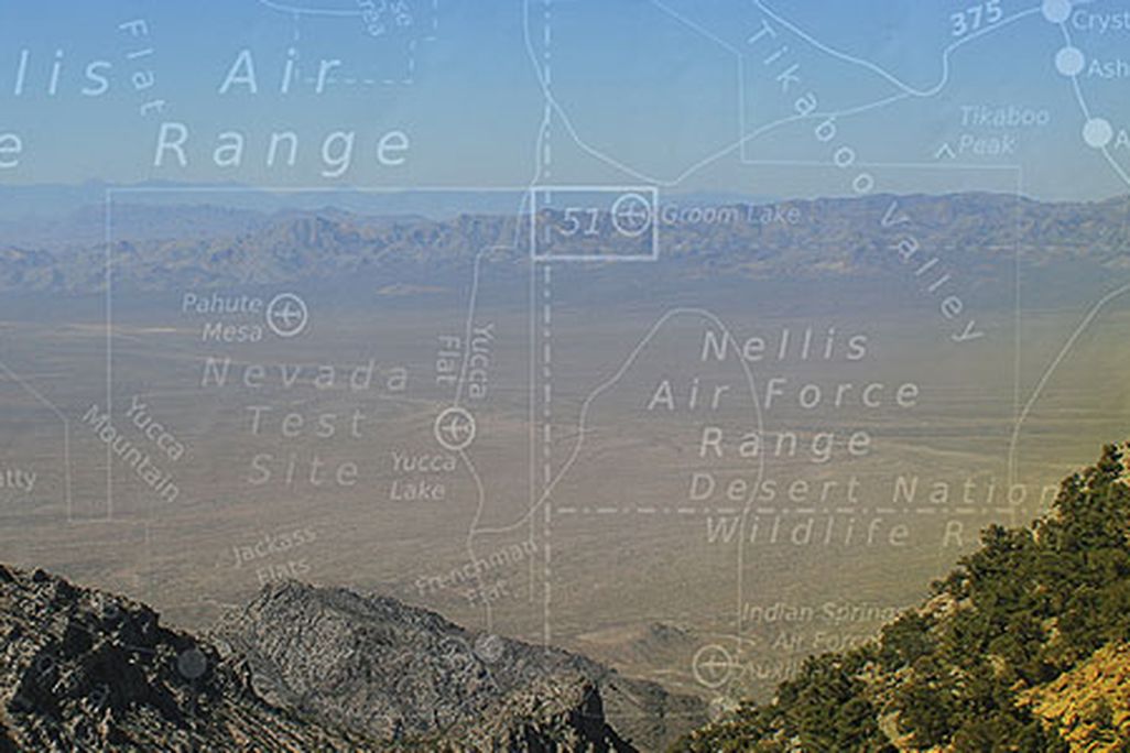 Nevada’s mountains provide a wall around one of the world’s most secret places.