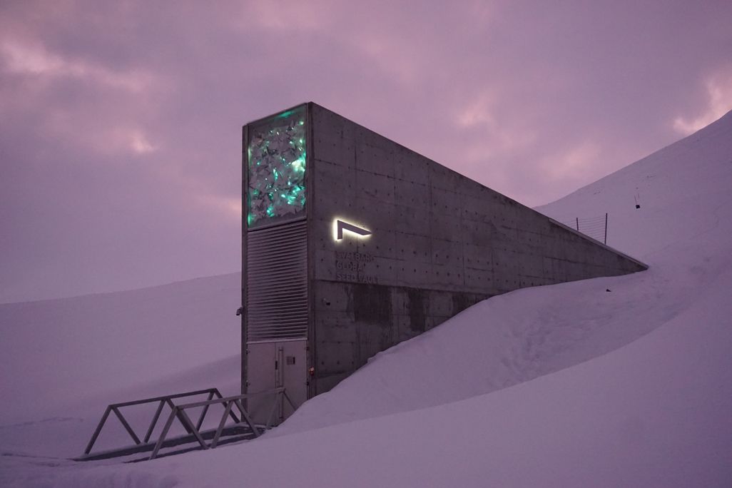 Svalbard seed vault exterior