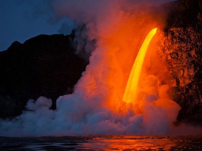 Kilauea at sunrise
