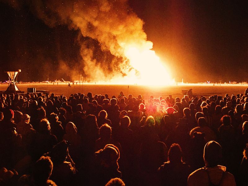 Temple Burn in Burning Man Smithsonian Photo Contest Smithsonian