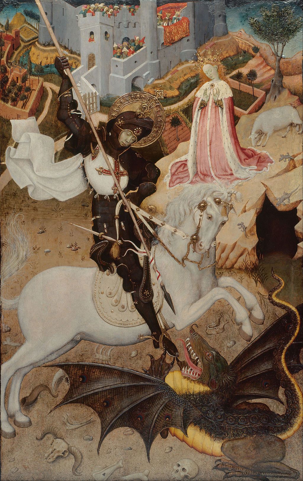Bernat Martorell, Saint George Killing the Dragon, 1435
