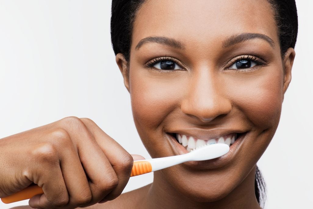 Brushing teeth