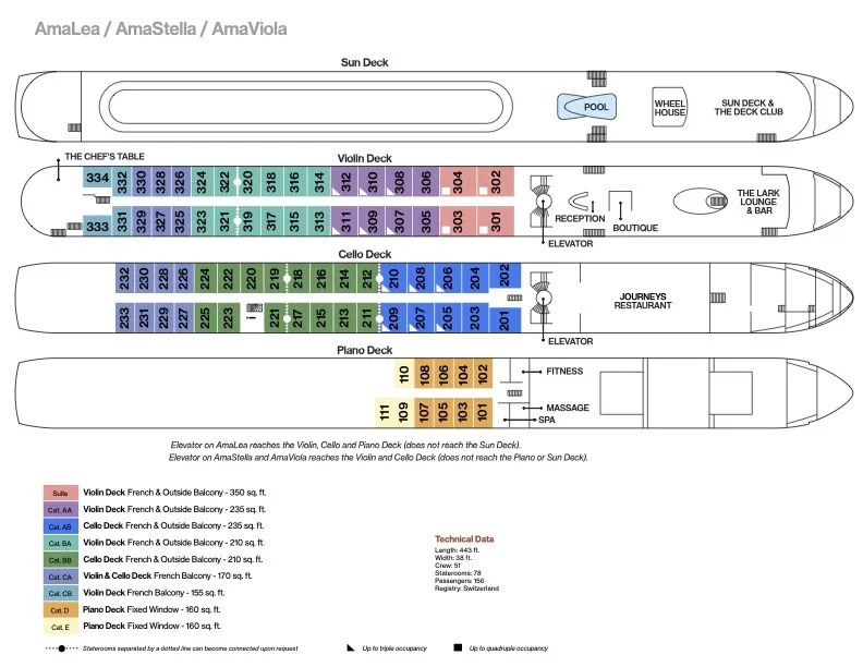 AmaStella deck plan image