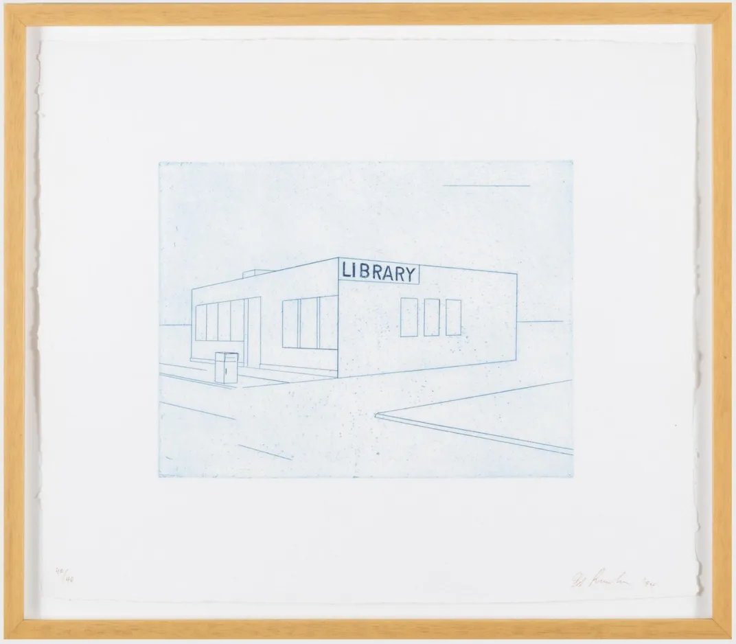 Edward Ruscha (b. 1937): Library