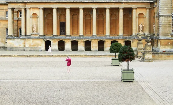 Picture Taking Outside Blenheim Palace in England thumbnail