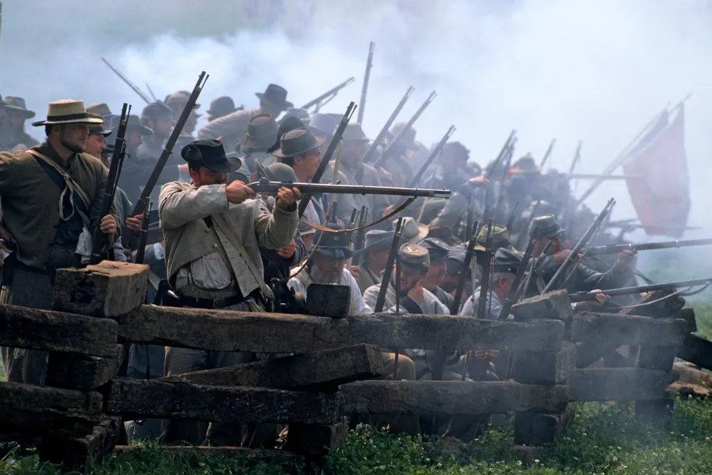 civil war re-enactment
