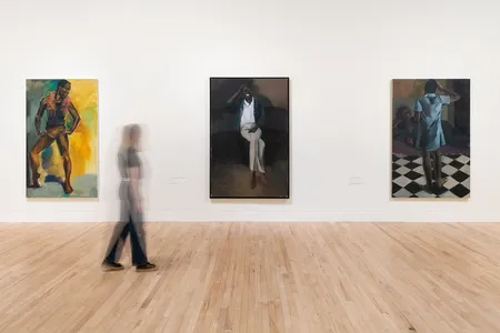 Installation view of Tate Britain's Lynette Yiadom-Boakye retrospective