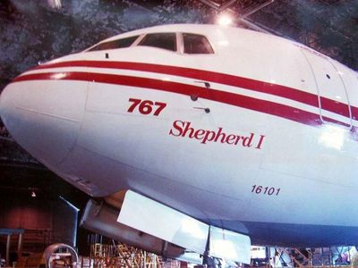 TWA carried Pope John Paul II on his visits to the United States in 1979, 1987, and 1995 (shown here) on aircraft dubbed Shepherd I. Company lore notes that “TWA”  can also stand for “traveling with angels.” 