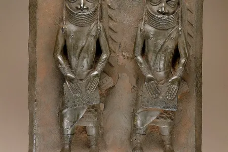 In 1897, British troops looted thousands of pieces of culturally significant art, which came to reside in private and public collections, including this cooper plaque (detail) now held at the Smithsonian Institution.