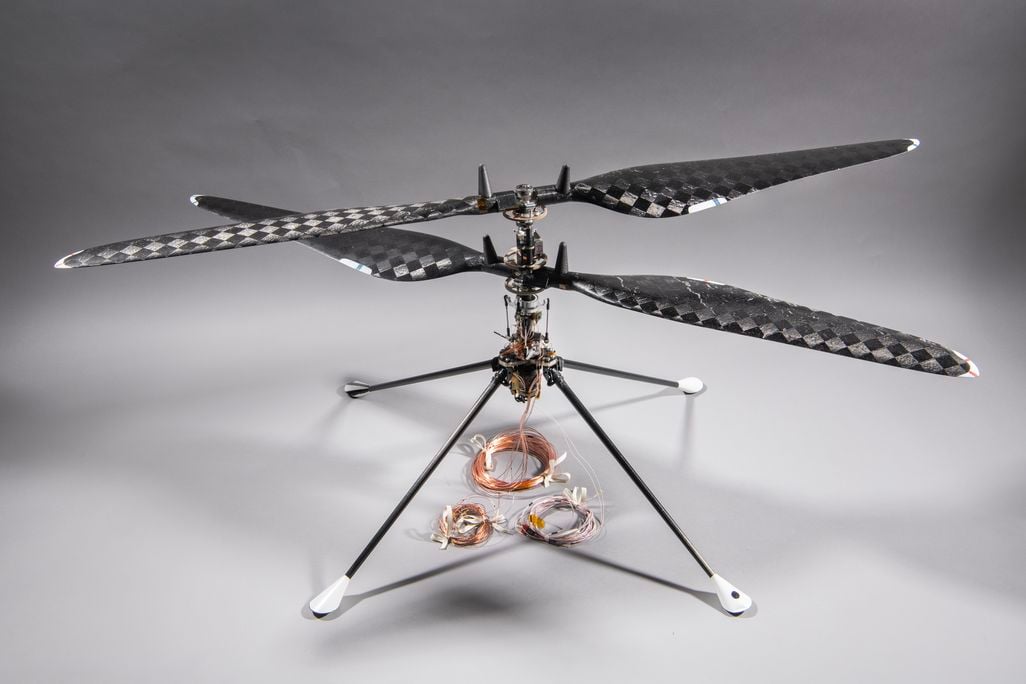 Prototype of Mars Ingenuity helicopter