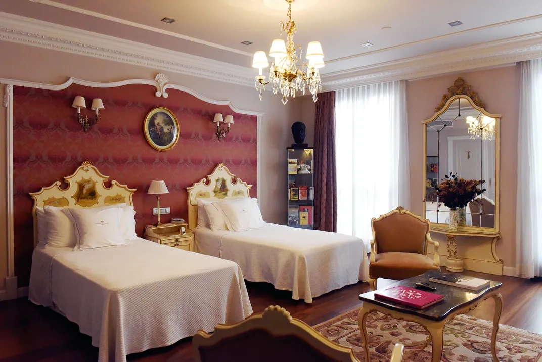 Hemingway’s suite at the Gran Hotel La Perla.
