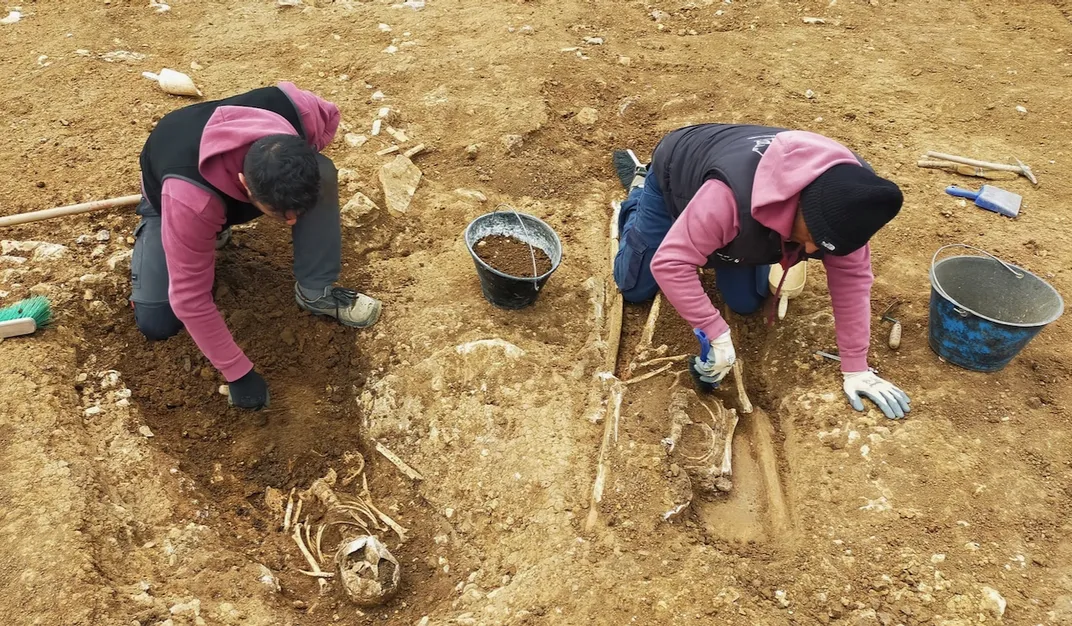 Workers Digging
