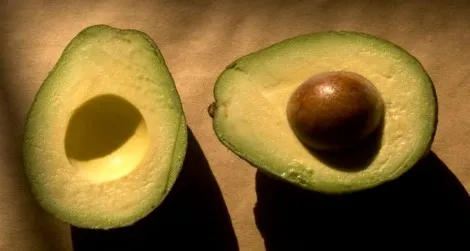 Avocado Cut in Half