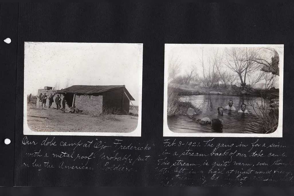 Page from Sam Ravel's photo album