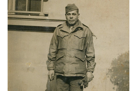 Woodrow Wilson “Woody” Roach. Italy, 1944 or 1945. (Photo courtesy of Della Boyer)