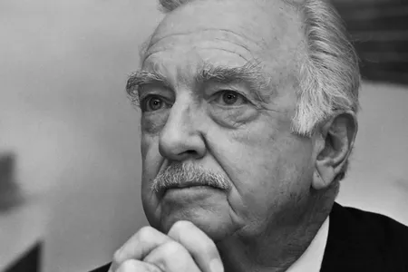 Walter Cronkite in 1985, four years after he retired from a 44-year-long career in television broadcasting. 