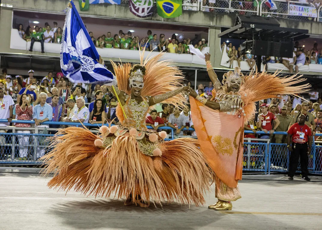 Performers at the 2016 Rio Carnival