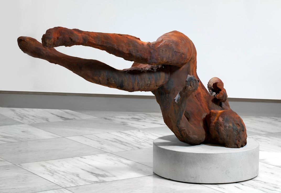 Eric Fischl, <em>Ten Breaths: Tumbling Woman II</em>, 2007-2008, bronze