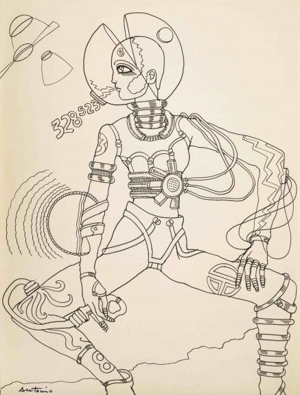 Personal study, Space People, 1965