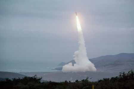 The Peacekeeper missile was the most powerful weapon in the U.S. military's arsenal until its decommissioning in 2005. This photo is of a test launch in California in 1983. 