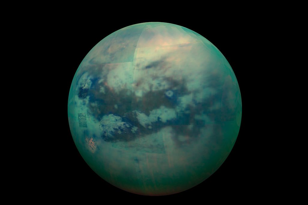 Titan infrared view