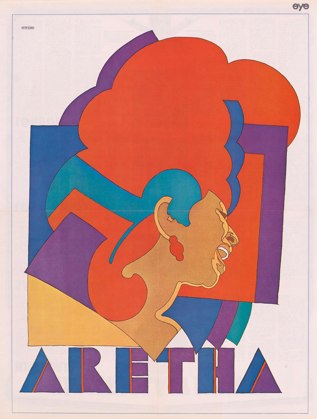 Aretha Franklin by Milton Glaser