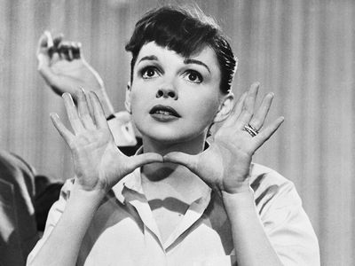 Judy Garland in a scene from A Star is Born.