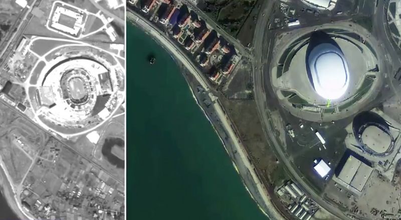 Sochi then and now