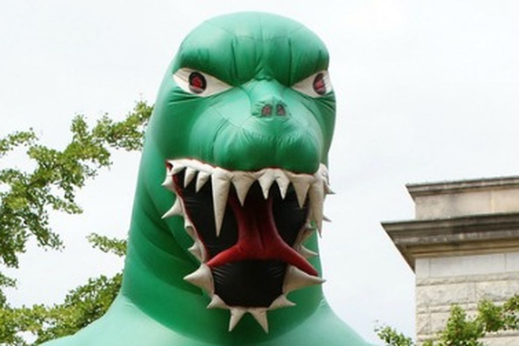 Bookzilla at the Decatur Book Festival
