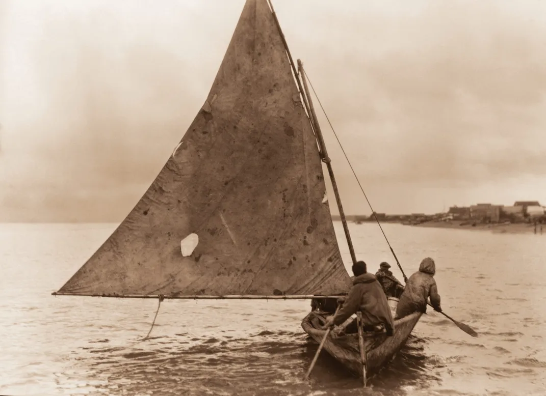 Umiaks Under Sail, Kotzebue