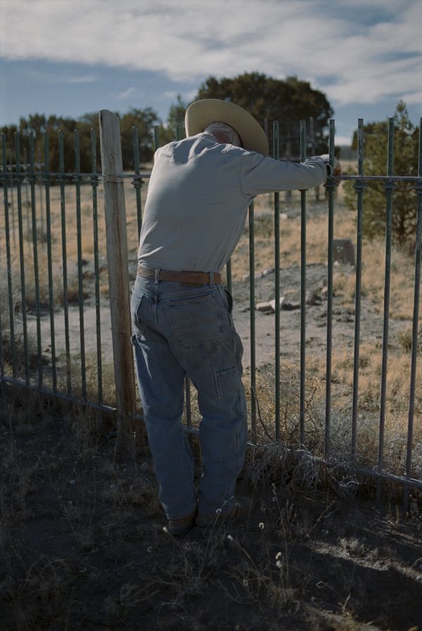 Jack Diamond at the cemetery in Gabriella, NM thumbnail