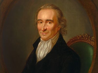 Portrait of Thomas Paine by Laurent Dabos