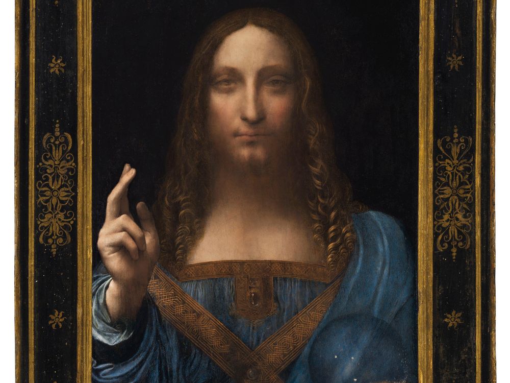 Lot 9B - Da Vinci, Salvator Mundi (framed).jpg