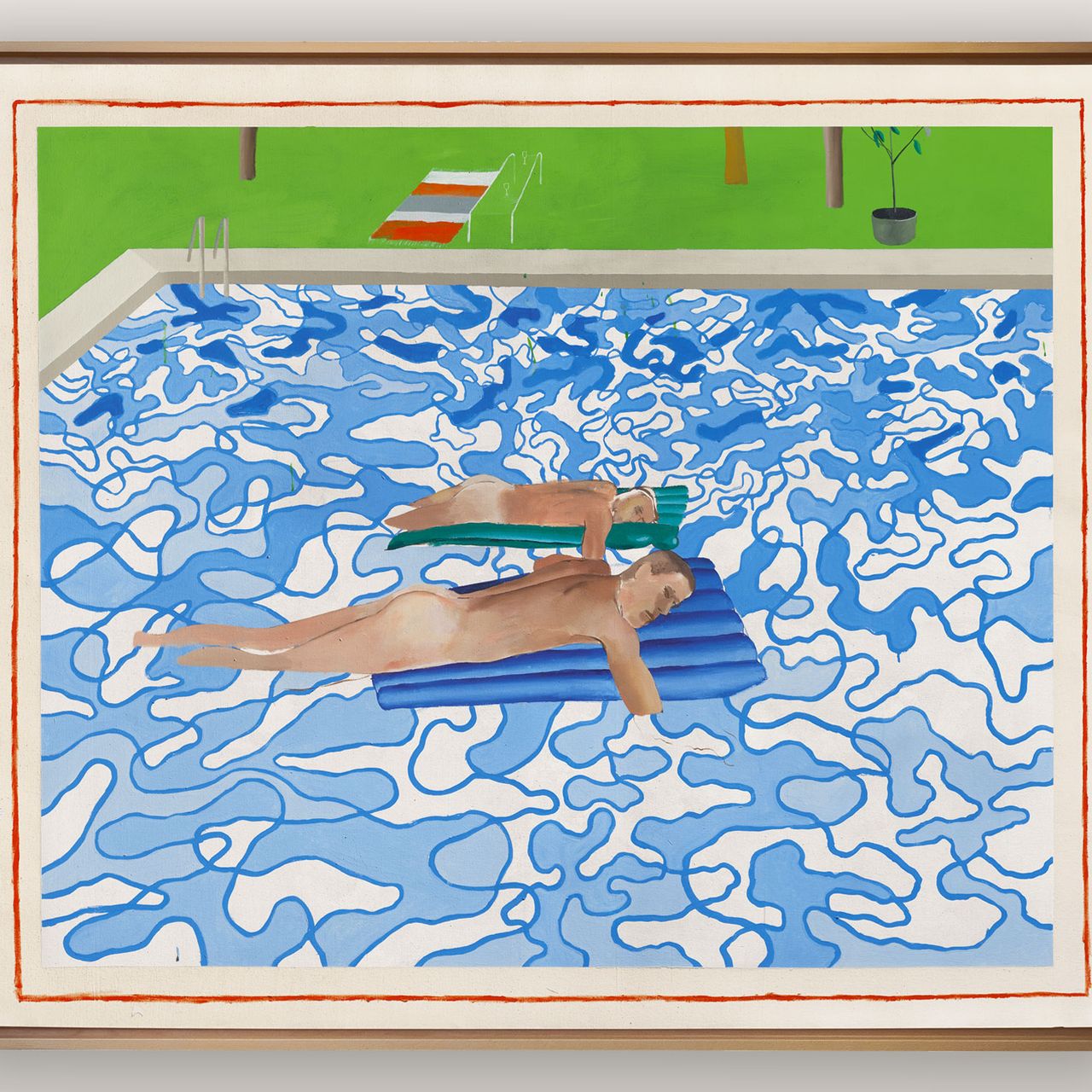 DAVID HOCKNEY Pool and Steps, 2021 – Art Wise Premium Posters