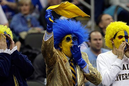 La Salle fans during March Madness.