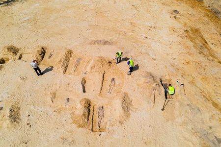 Between 70 and 80 percent of the individuals interred at the site were children.