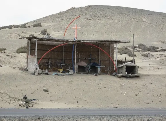 This shrine marks the site of 14 deaths