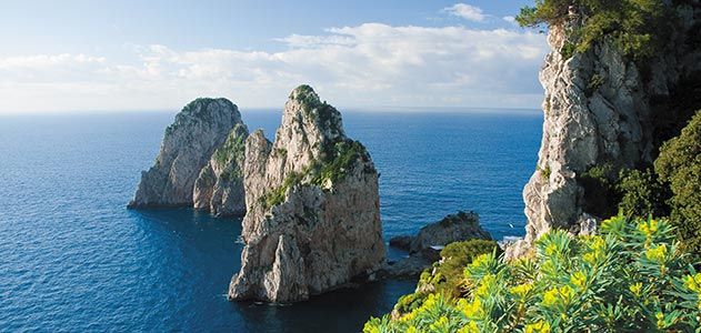 Capri Faraglioni pinnacles