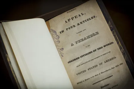 This copy of David Walker’s “Appeal”, held in the collections of Emory University's Stuart A. Rose Manuscript, Archives and Rare Book Library, was owned and signed by W.E.B. Du Bois.