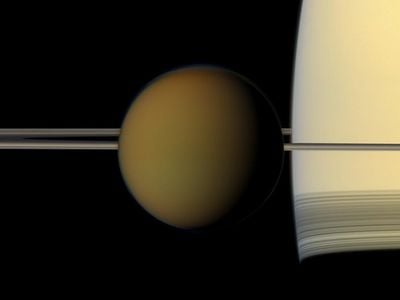 Saturn's hazy moon Titan