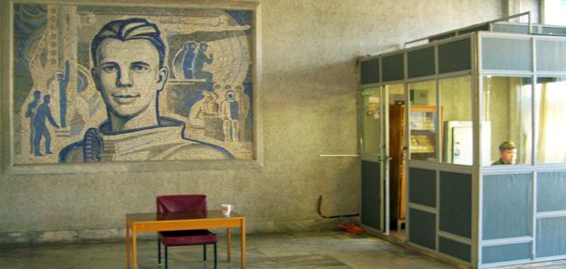 Yuri Gagarin's image can be found all over Star City, even in the foyer of the town's planetarium, and he remains the iconic cosmonaut.