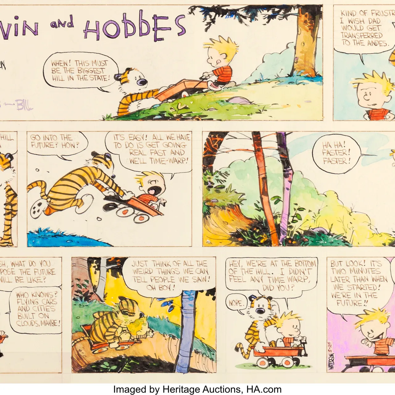 Calvin And Hobbes Last Strip