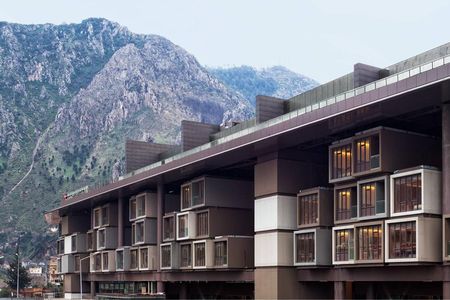 The new Museum Hotel Antakya in Turkey "floats" above ancient ruins.