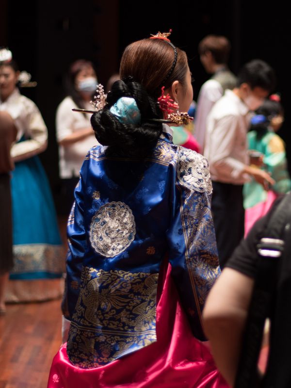 My wife at a Korean Hanbok Contest in South Korea thumbnail